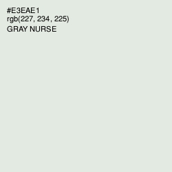 #E3EAE1 - Gray Nurse Color Image